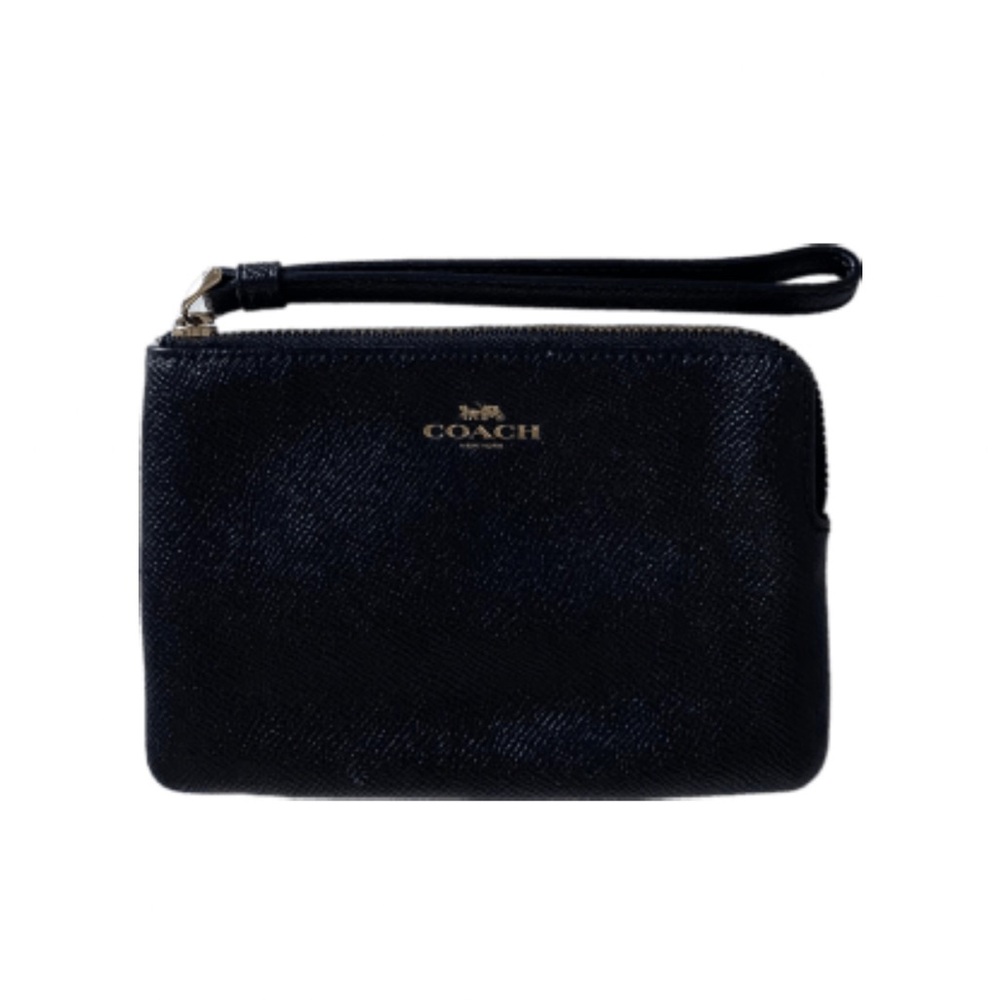 Coach leather wristlet - black. Excellent condition, only worn handful of times
